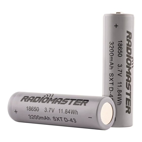 RadioMaster TX16S Remote Control Battery 18650 2-Cell 3.7V 3200Mah High Capacity Li-ion Made of Plastic